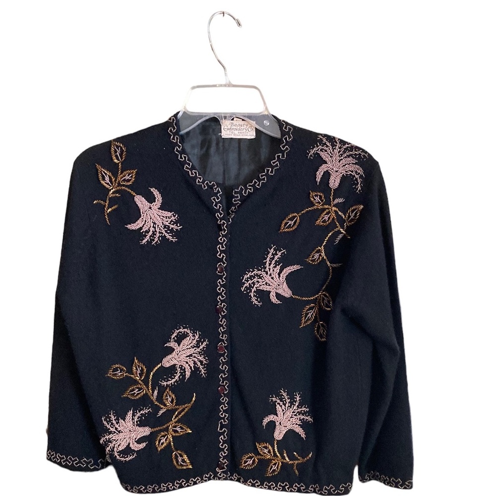 Beauty Embroidery Co. Vintage Embroidery Sweater